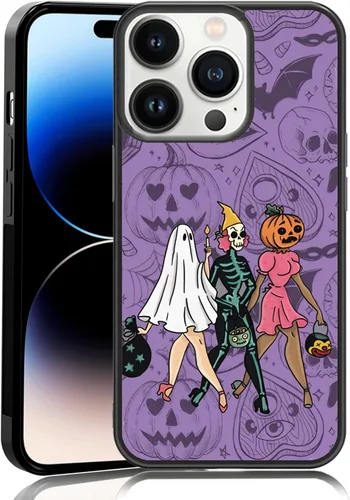 Vista 12 de Funda para iPhone 11 Pro Max, funda protectora de poliuretano termoplástico (TPU) a prueba de golpes, diseño de cabeza de calabaza, diseño de araña