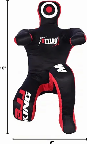 Vista 10 de Grappling Dummy for Adults, Unfilled Wrestling Dummy, Hanging Jiu Jitsu Dummy for BJJ, MMA, Judo, Karate, Martial Arts