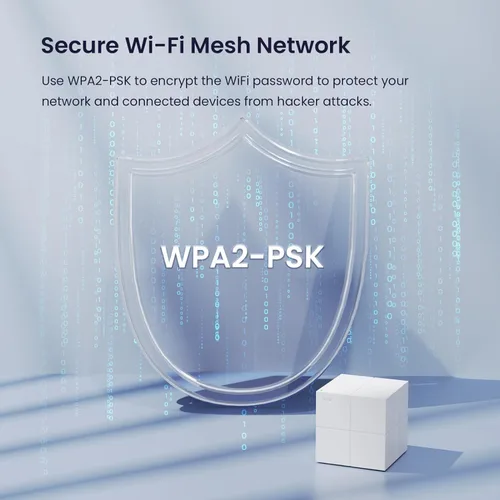 Vista 7 de Sistema de WiFi de malla Tenda Nova MW6 - Cubre hasta 2400 pies cuadrados - Sistema de WiFi de malla AC1200 para toda la casa - Red de malla Gigabit