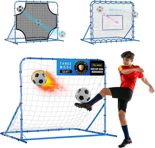 Vista 12 de Soccer Baseball Rebounder Soccer Goal Net, Volleyball Rebound Pitchback Net