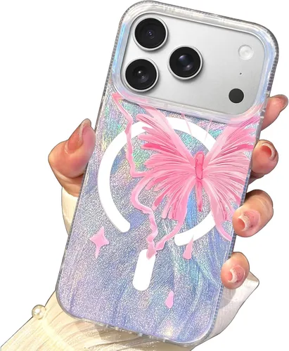 Vista 114 de I-MGAE-IN-AR Funda compacta para iPhone 11, diseño de mariposa, marco de protección de lente de cámara con diamante 3D, bonitas fundas protectoras