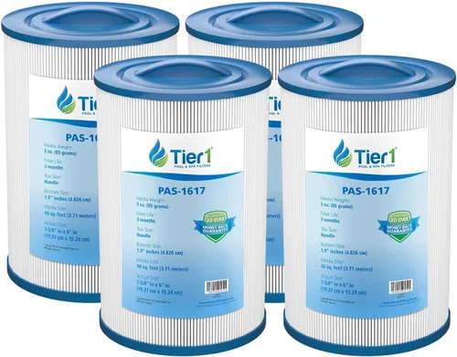 Vista 11 de Tier1 Cartucho de filtro de piscina y spa Reemplazo para vías fluviales 817-0050, Skimmer de acceso frontal, Pleatco PWW50, FC-0359, 6CH-940 y más