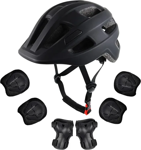Vista 17 de Casco de bicicleta para niños de 1 a 8 años, cascos ajustables para niños y niñas, casco ligero para niños, ciclismo, scooter, deportivo, 18.9-21.3