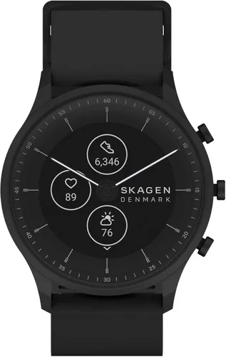 Vista 2 de Skagen Jorn - Reloj inteligente híbrido de 1654in Gen 6 con Alexa integrado frecuencia cardíaca oxígeno en sangre y notificaciones de smartphone