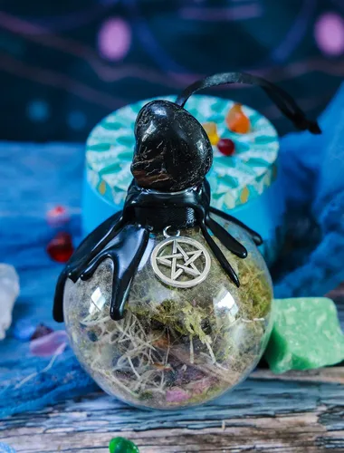 Vista 6 de Bolas de adivinación Bola de adivinación Bolas de protección de nigromancia Herramientas de altar Herramientas de altar Colección de tarros