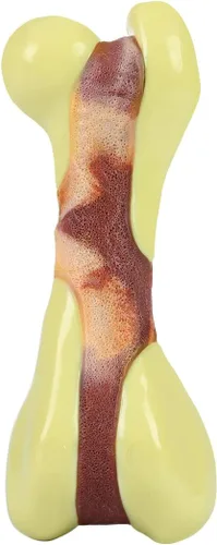 Vista 8 de Tikaton Juguetes masticables para perros para masticadores agresivos, sabor a pollo, juguetes masticables duraderos para dentición de perros, huesos