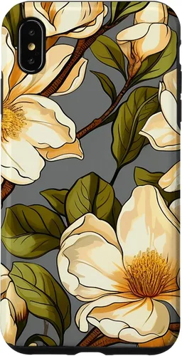 Vista 11 de Botanical Garden Magnolia Flower Case for iPhone 17