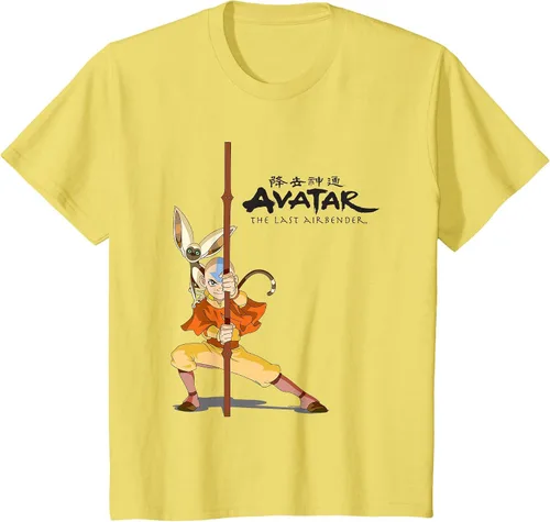 Vista 15 de Avatar: The Last Airbender Aang Momo Camiseta Heather Grey