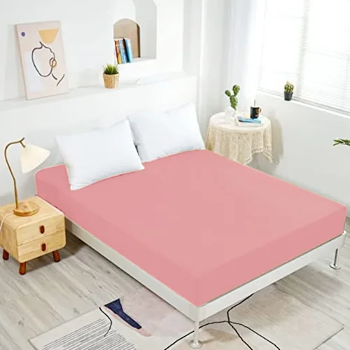 Vista 6 de NHNHN Sábana bajera ajustable con bolsillos profundos, microfibra suave, fácil cuidado, resistente al encogimiento y a la decoloración, tamaño Beige