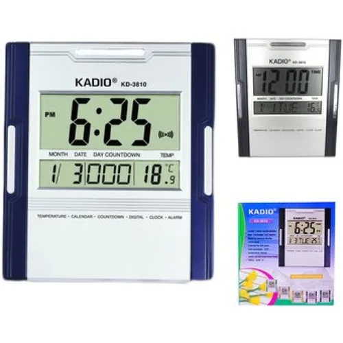 Vista 2 de Reloj Digital De Pared con Temperatura y Fecha