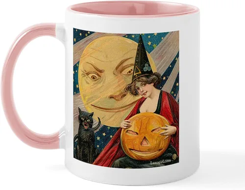 Vista 13 de CafePress Sincere Pumpkin Patch Mug Taza de café de cerámica de 11 oz (11.0 fl oz)