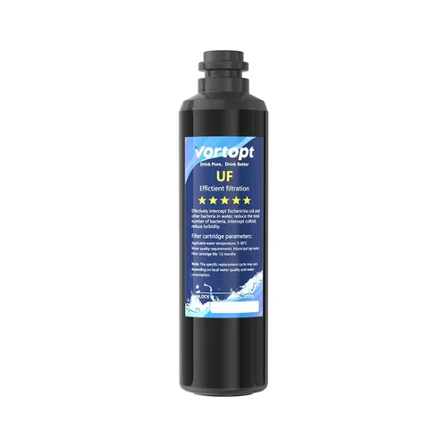Vista 3 de Vortopt F03 Filtro de agua debajo del fregadero, cartuchos CTO/PP/UF (filtro de 3 piezas) para beber cocina, purificación de agua de cocina.