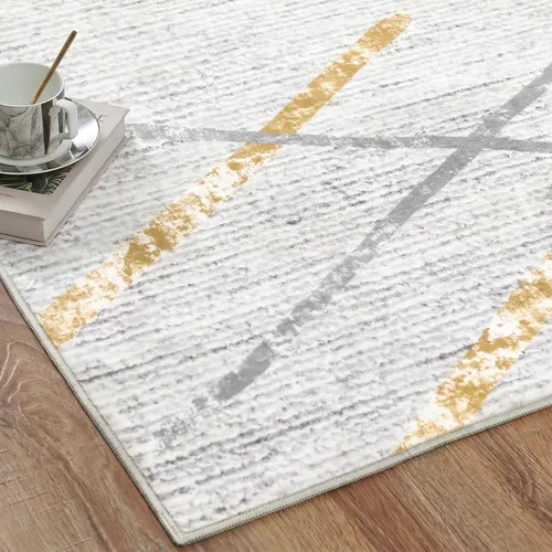 Vista 188 de jinchan Alfombra marroquí de pasillo 2x6 - Alfombra de pasillo lavable a máquina para cocina, alfombra moderna geométrica suave de pelo bajo