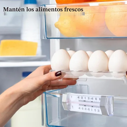 Vista 5 de Termómetro de cocina para congelador, termómetros para nevera, termómetros para congelador, termómetro para cocina, restaurante, decoración del hogar