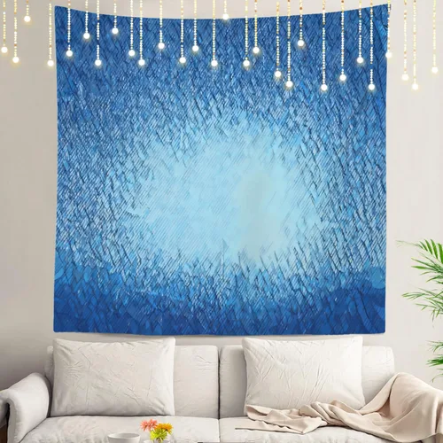 Vista 25 de Shrahala Retro Paint Abstract Tapestry, White Gold Oil Painted Work Rustic Wall Hanging Hd Print Polyester Backdrop For Dorm Room Bedroom 30 X 40 In