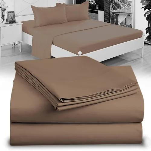 Vista 40 de Juego de Sábanas Twin - Sábanas de Cama Twin de Microfibra Ultra-Suave 1800 - Doble Cepillado - Bolsillos Profundos - Ajuste Fácil - Sin Arrugas Gris