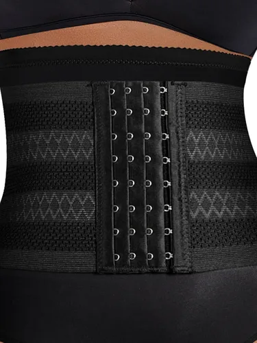 Vista 3 de SheIn Corsé de cintura alta con control de abdomen para mujer