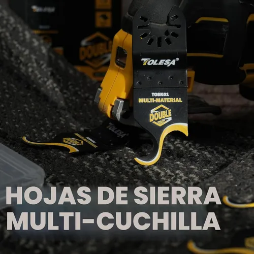 Vista 7 de Cuchilla de gancho para multiherramienta oscilante, 5 piezas de hojas de sierra para multiherramienta para cortar materiales blandos, tejas