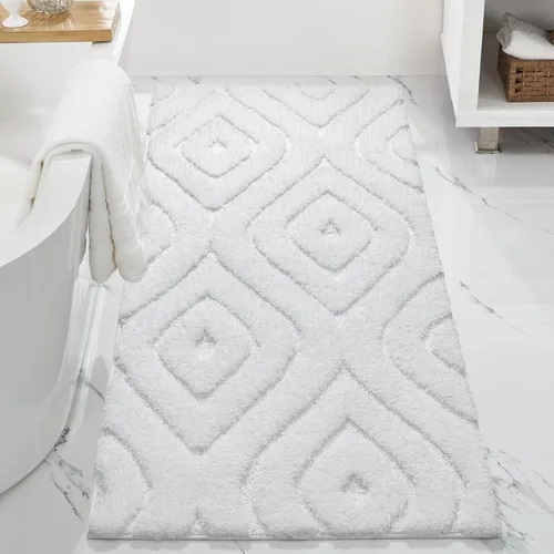Vista 12 de DEXDE Alfombras de Baño Corredor 24x47 pulgadas Alfombra de Baño Larga Antideslizante Suave Lavable Alfombras de Baño Grandes para Baño Dormitorio