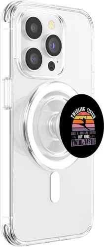 Vista 3 de Baton Twirler Sister - Diseño para animadora Majorette Sisrer PopSockets MagSafe PopGrip para iPhone