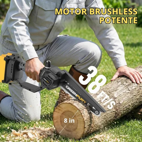 Vista 4 de Sierra de poste inalámbrica 2 en 1 y motosierra para batería Dewalt 20V MAX