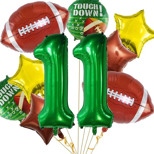 Vista 11 de Set de Globos de Fútbol Decoraciones para Fiesta de Cumpleaños de Fútbol Decoraciones de Partido de Fútbol Tema Deportivo para Cumpleaños