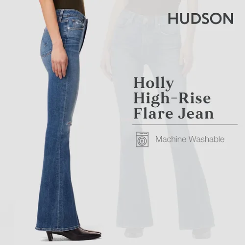 Vista 3 de HUDSON Jeans Holly de talle alto acampanados para mujer