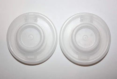 Vista 6 de Vintage Tupperware - Salero y pimentero reloj de arena de 6 pulgadas de alto