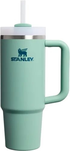 Vista 89 de STANLEY Quencher H2.0 Vaso Térmico con asa y pajilla, 64 onzas, tapa Flowstate de 3 posiciones, gran capacidad para viajes y deportes, vaso de acero