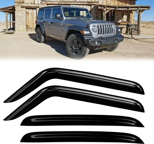 Vista 46 de Protectores de lluvia de ventana para Ford F150 SuperCab 2004-2014 2 piezas deflector de ventana para 09-14 F-150 con 2 puertas delanteras