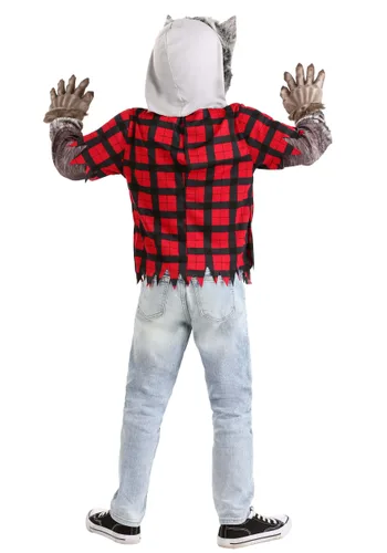 Vista 2 de Disfraz de Hombre Lobo Astuto para Niños Multicolor
