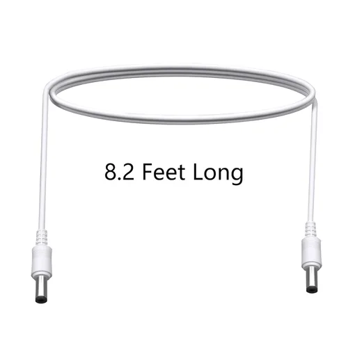 Vista 2 de vhbw Cable de alimentación de repuesto de 8.2 pies, compatible con Hue Lightstrip Plus y Gradient, cable de alimentación interior – Plug and Play