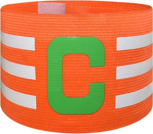 Vista 10 de Sports Captain C Arm Band for Team Training, Unisex Elastic Soccer Captain Armband Adjustable Outdoor Football Player Captain's ArmBands for Adult