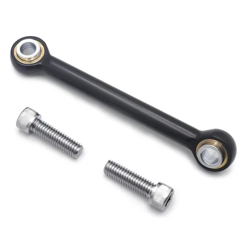 Vista 3 de Compatible con 2009 y posteriores Touring Trike FLHR FLHT Negro Enlace estabilizador de montaje del motor delantero [P/N: MT458-001-BK]