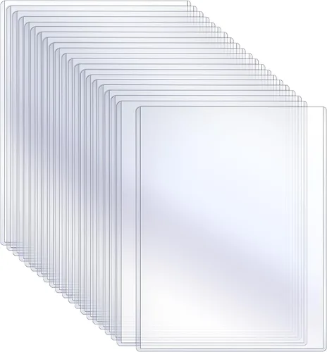 Vista 10 de Sherr 1 protector rígido de impresión para papel de póster de 18 x 24 pulgadas, protectores de páginas, fundas de plástico para póster, soporte