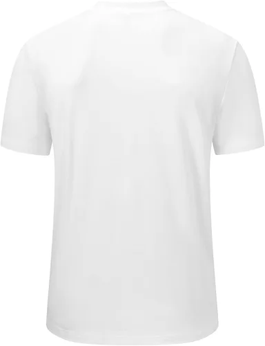 Vista 2 de Rdruko Men's Collarless Golf Shirts Henley Dry Fit Athletic Lightweight Performance Casual Blade Polo T Shirts Short Sleeve