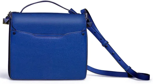 Vista 3 de Bolso bandolera Eastside para mujer, diseño de gatito hocico Azul