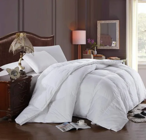 Vista 3 de Royal Hotel Bedding Edredón Alternativo al Plumón de 300 Hilos Tamaño Twin Extra Largo, Inserto de Edredón Sobrelleno con Funda 100% Algodón