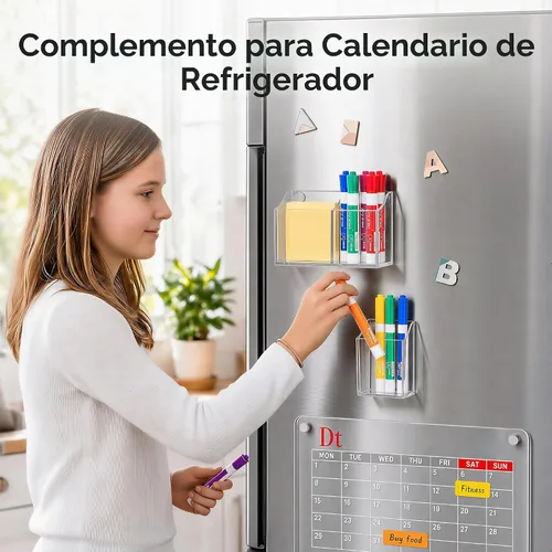 Vista 6 de HBlife Juego de marcadores magnéticos de borrado en seco para pizarra