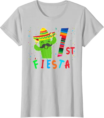 Vista 20 de Camiseta mexicana para fiesta temática de cumpleaños a juego, Negro, S