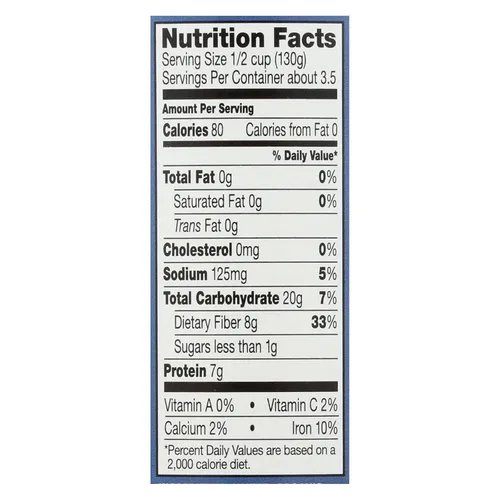 Vista 3 de Westbrae Foods Frijoles orgánicos - Caja de 12 - 15 onzas