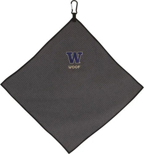Vista 44 de Team Effort Collegiate - Toalla de microfibra gris de 15" x 15