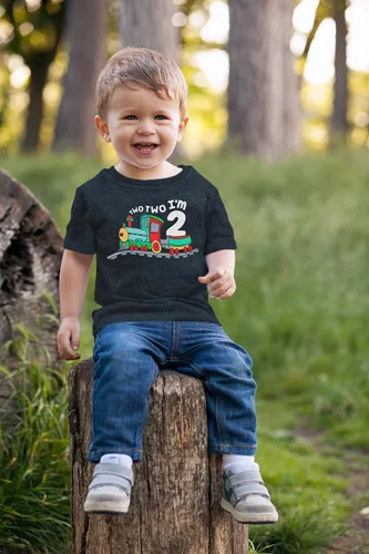 Vista 5 de Unordinary Toddler Camisa de 2 cumpleaños para niño Chugga Chugga Two Two Train im Two Year Old Second Birthday