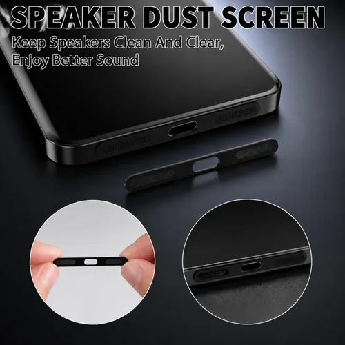 Vista 6 de Paquete de 4 tapas USB C para puerto USB C, cubierta de puerto de carga tipo C con cubierta antipolvo para altavoz, accesorios de teléfono