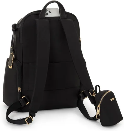 Vista 5 de TUMI Mochila Celina para mujer, NegroOro, Mochila Voyageur Celina