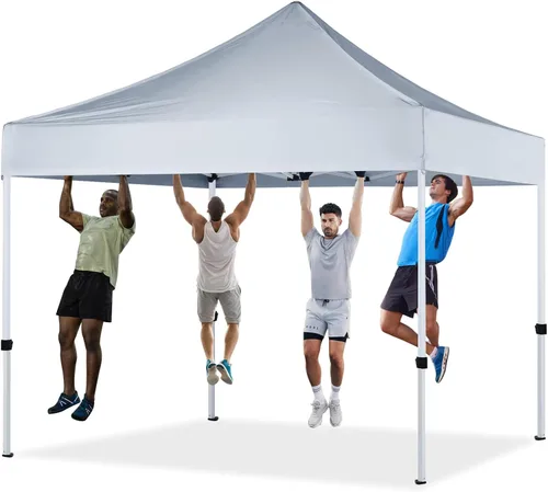 Vista 13 de Carpa Desplegable 10x10 Serie Comercial, Blanco