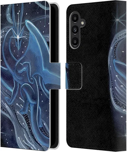 Vista 380 de Head Case Designs Officially Licensed Carla Morrow Galactic Entrancement Dragons Leather Wallet Case Compatible with Samsung Galaxy A07 4G