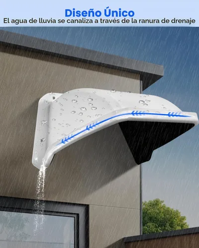 Vista 4 de Cámara de seguridad universal Sun Rain Cover Shield para cámara CCTV al