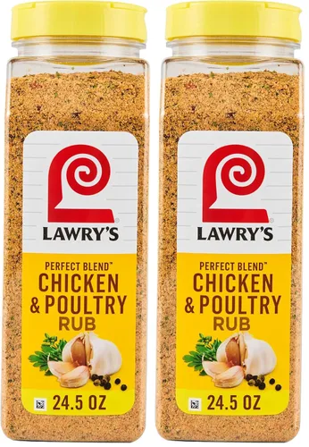 Vista 8 de Lawry's Mezcla Perfecta Rub de Pollo y Aves de Corral, 24.5 oz (Paquete de 6)