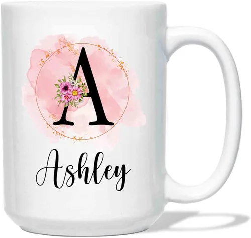 Vista 9 de Taza con texto en inglés "I'll Be There For You", taza personalizada con nombre, taza de café con nombre personalizado, regalo para cumpleaños